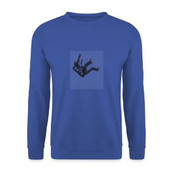 astronaut - Unisex Sweatshirt - royal blue - Front - Alina (178cm) & Michal (187cm)