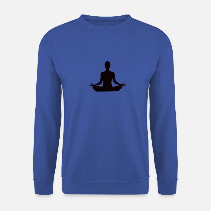 Lotussitz Yoga - Unisex Pullover - Royalblau