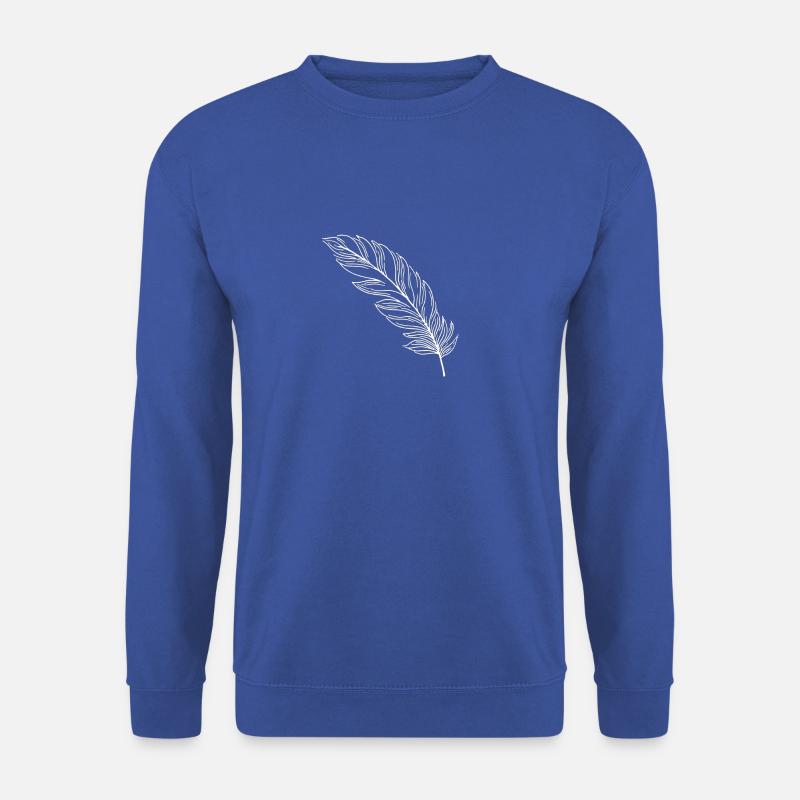Feather Feathers Indian Gift - Unisex Sweatshirt - royal blue