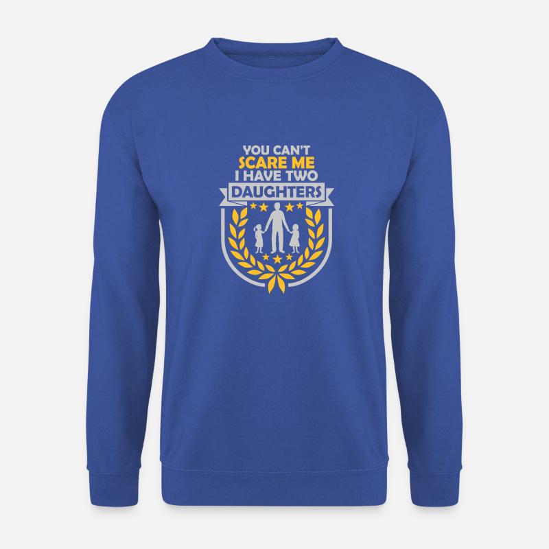 I have two daughters - Unisex Sweatshirt - royal blue
