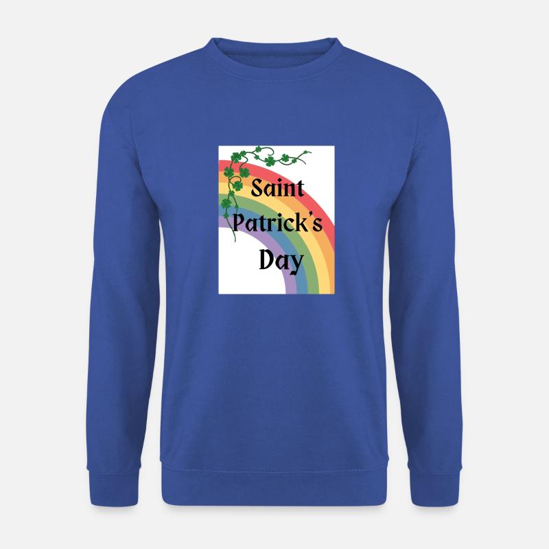 Fête de la Saint-Patrick avec arc-en-ciel - Sweat-shirt Unisexe - bleu royal