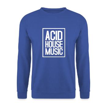 acid house music cadeau - Sweat-shirt Unisexe - bleu royal - Devant - Alina (178cm) & Michal (187cm)
