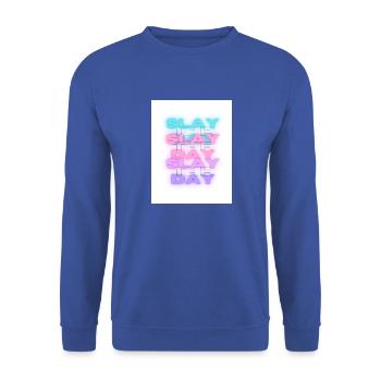 cold smooth tasty 13 - Unisex Pullover - Royalblau - Vorne - Alina (178cm) & Michal (187cm)