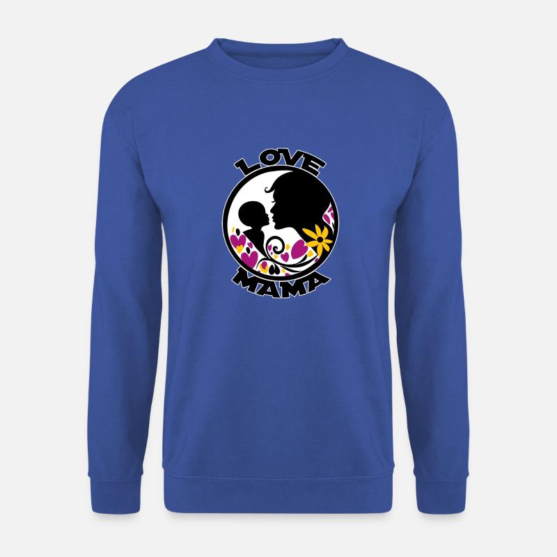 MUTTER LIEBE - LIEBE MAMA - Unisex Pullover - Royalblau