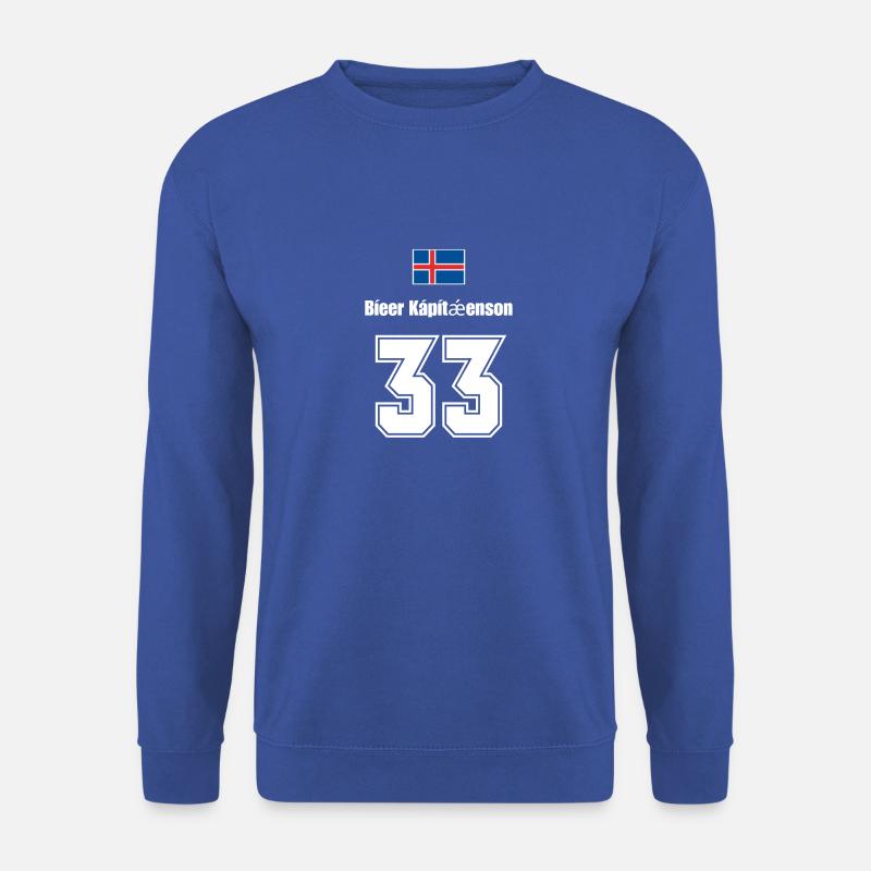 Island Trikot Nr.33 - Unisex Pullover - Royalblau
