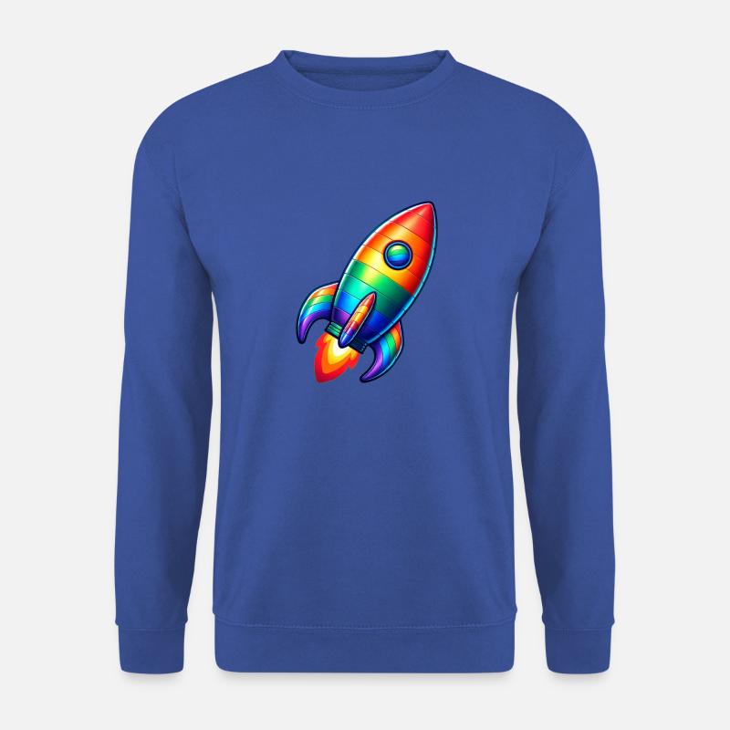 Rocket Rainbow | Rocket launch - Unisex Sweatshirt - royal blue