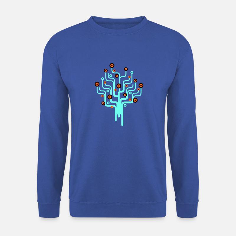 baum2_3f - Unisex Pullover - Royalblau