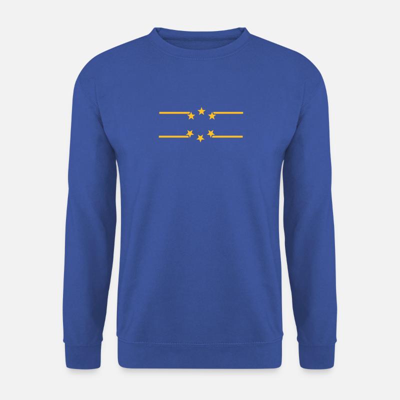 Star Stripes - Unisex Pullover - Royalblau