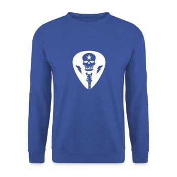 Musique rock - Sweat-shirt Unisexe - bleu royal - Devant - Alina (178cm) & Michal (187cm)