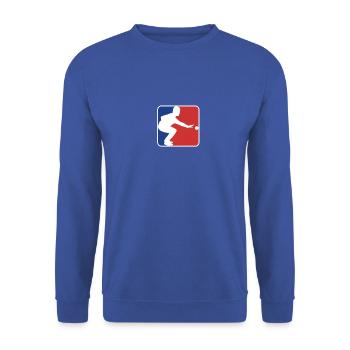 boccia logo boule - Sweat-shirt Unisexe - bleu royal - Devant - Alina (178cm) & Michal (187cm)