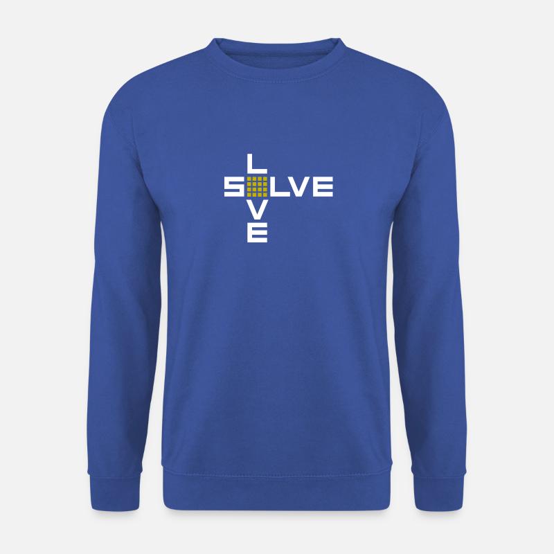 4x4 solve love. Cubing-Cube-Cuber-Speedcubing - Unisex Sweatshirt - royal blue