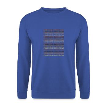 Spurensicherung - Kripo Polizei Kriminaltechnik - Unisex Pullover - Royalblau - Vorne - Alina (178cm) & Michal (187cm)