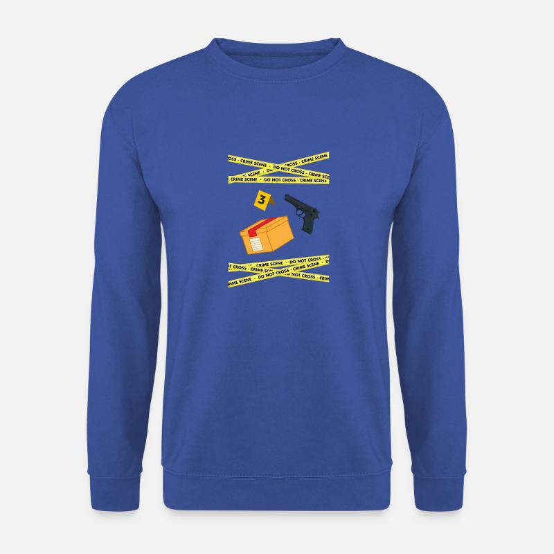 Securing traces - Kripo Polizei Kriminaltechnik - Unisex Sweatshirt - royal blue