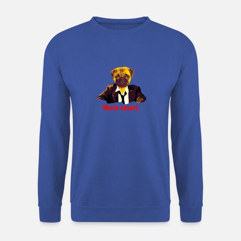 work smart mops - Unisex Pullover - Royalblau