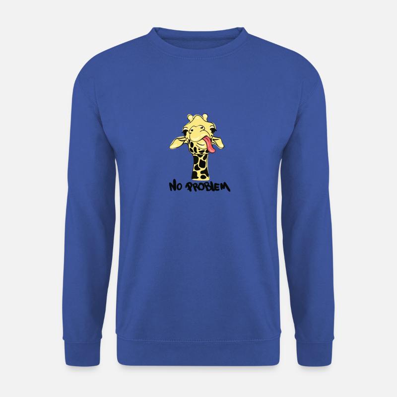 giraffe, no problem - Unisex Pullover - Royalblau