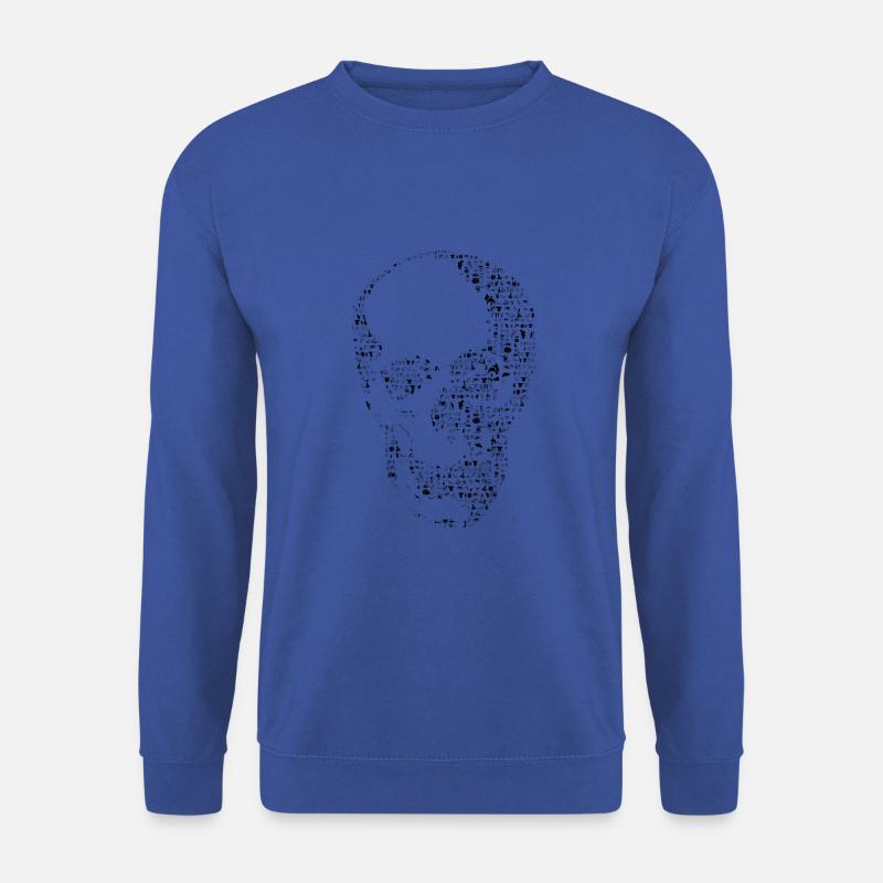 Schädel - Unisex Pullover - Royalblau