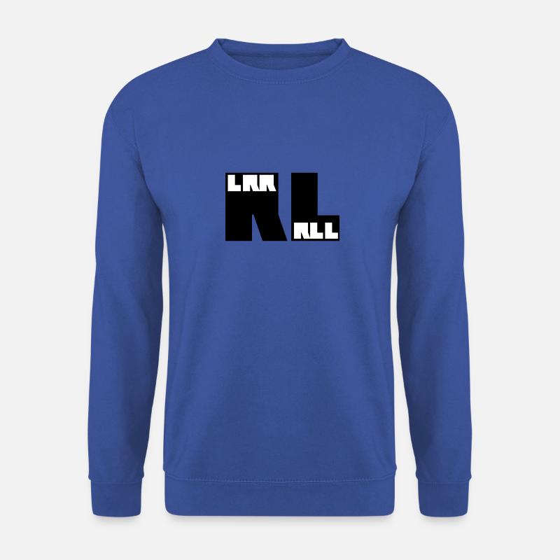 RLRRLRLL Drums Paradiddle - Unisex Pullover - Royalblau