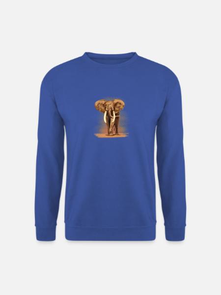 Elefant - Unisex Pullover - Royalblau