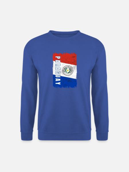 Paraguay Flagge - Unisex Pullover - Royalblau
