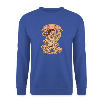 Badische Lumbegrodd - Unisex Pullover - Royalblau - Vorne - Alina (178cm) & Michal (187cm)