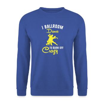 Walzer Paartanz - Unisex Pullover - Royalblau - Vorne - Alina (178cm) & Michal (187cm)