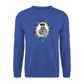 Cuddle in Udus Cave - Les gardiens d'Orbis - Sweat-shirt Unisexe - bleu royal - Devant - Alina (178cm) & Michal (187cm)