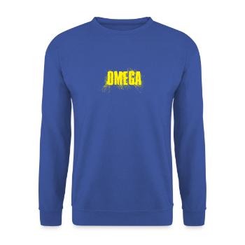 omega - Unisex Sweatshirt - royal blue - Front - Alina (178cm) & Michal (187cm)