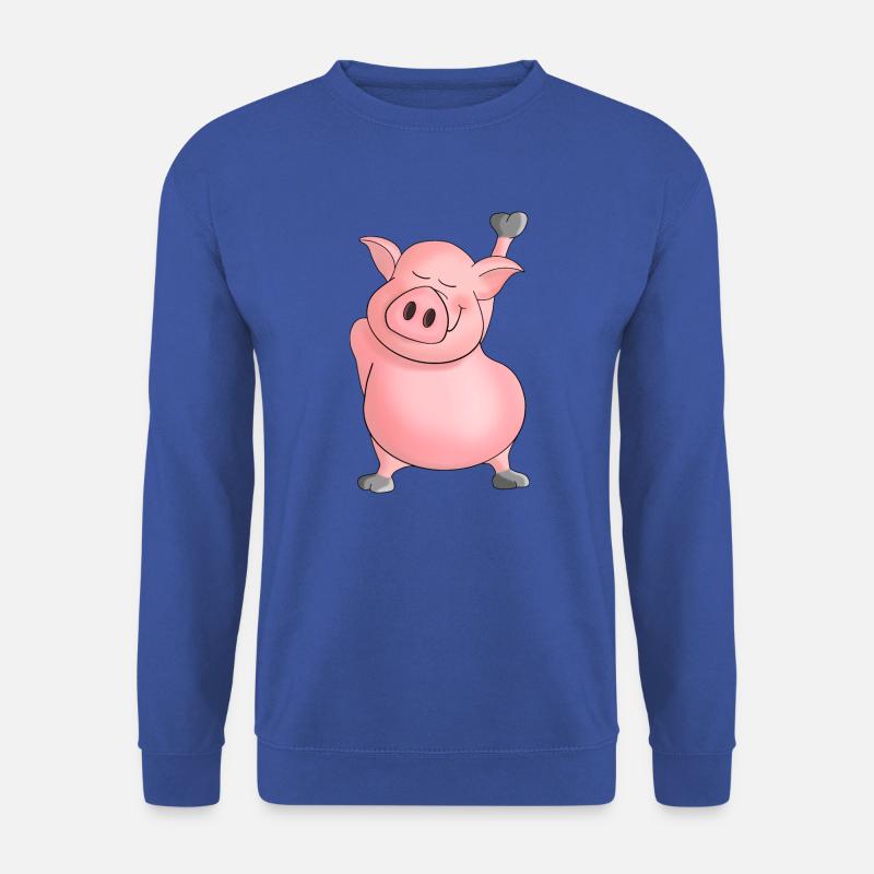 Schwein - Unisex Pullover - Royalblau