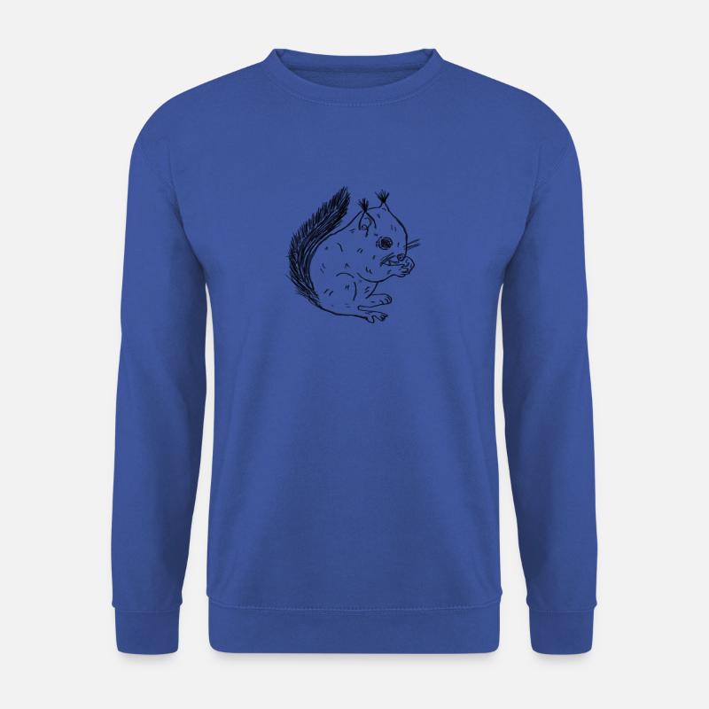 Squirrel black - Unisex Sweatshirt - royal blue