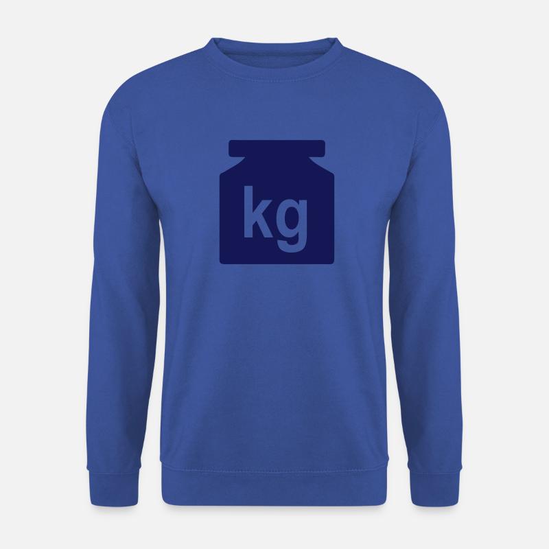 Gewicht kg - Unisex Pullover - Royalblau