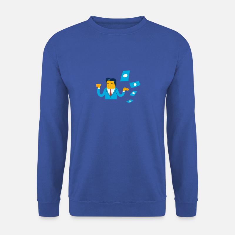 Flame - Finance - Unisex Pullover - Royalblau