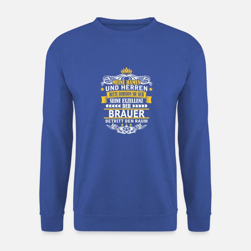 BRAUER - Unisex Pullover - Royalblau