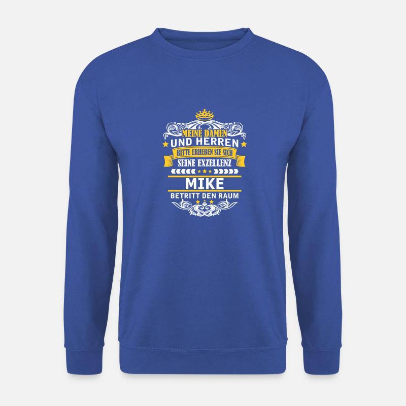 MIKE - Unisex Pullover - Royalblau