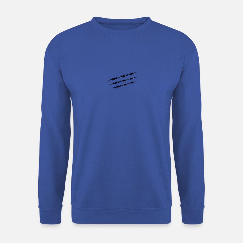 Stacheldraht 3 - Unisex Pullover - Royalblau