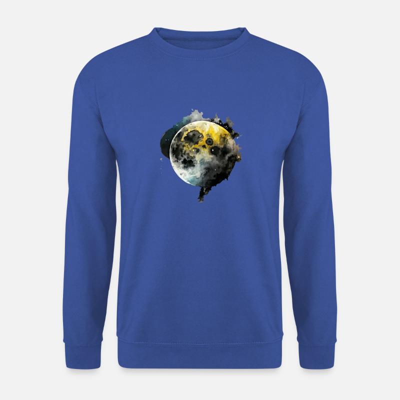 Mond Harmonischer Farbverlauf - Unisex Pullover - Royalblau