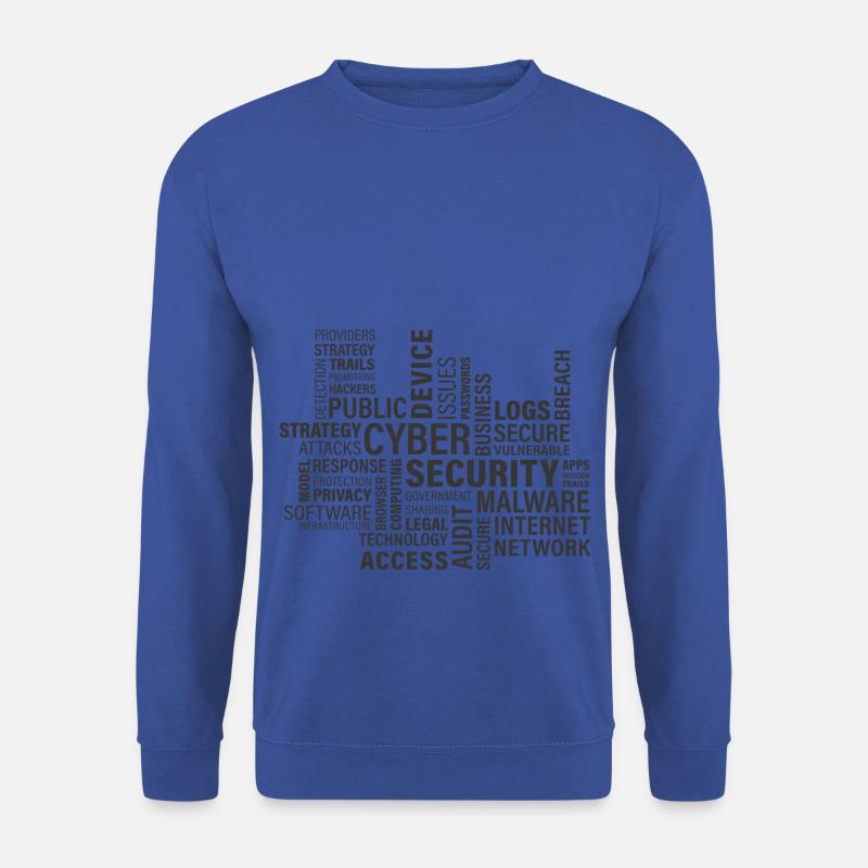 Cyber-Sicherheit - Unisex Pullover - Royalblau
