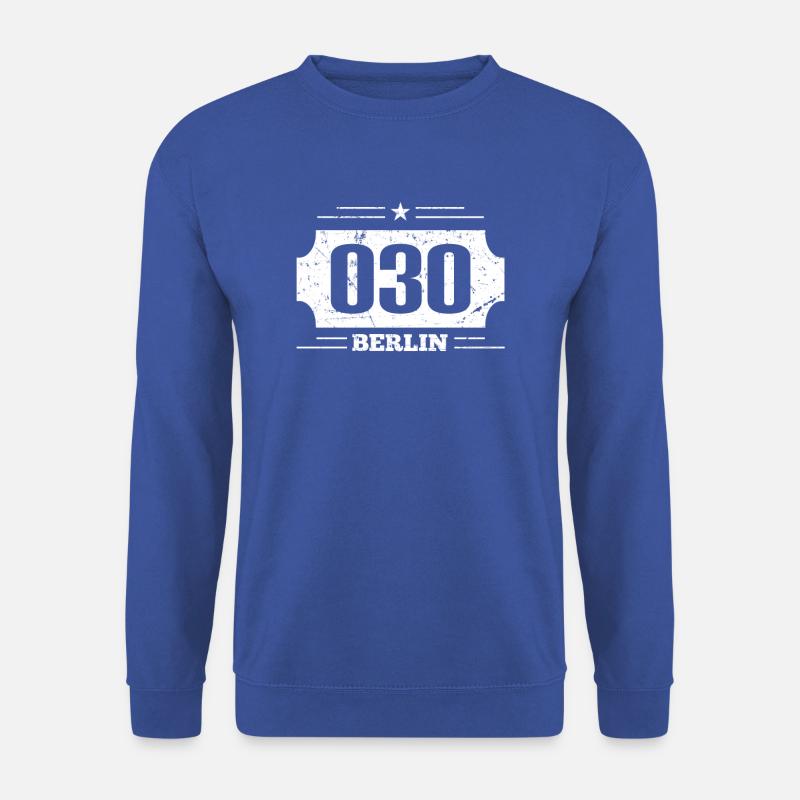 030 Berlin - Unisex Pullover - Royalblau