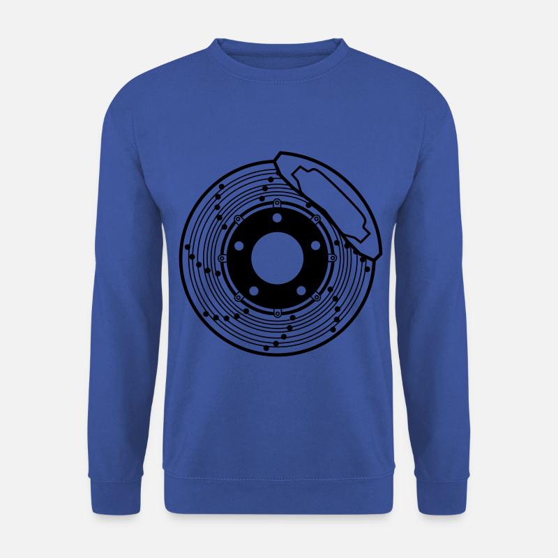 internally ventilated brake disc - Unisex Sweatshirt - royal blue