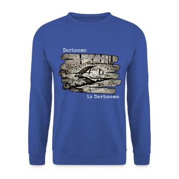 Sohland Himmelsbrücke - Unisex Pullover - Royalblau - Vorne - Alina (178cm) & Michal (187cm)
