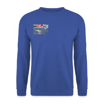 Semi-marathon - Flou de mouvement - Sweat-shirt Unisexe - bleu royal - Devant - Alina (178cm) & Michal (187cm)