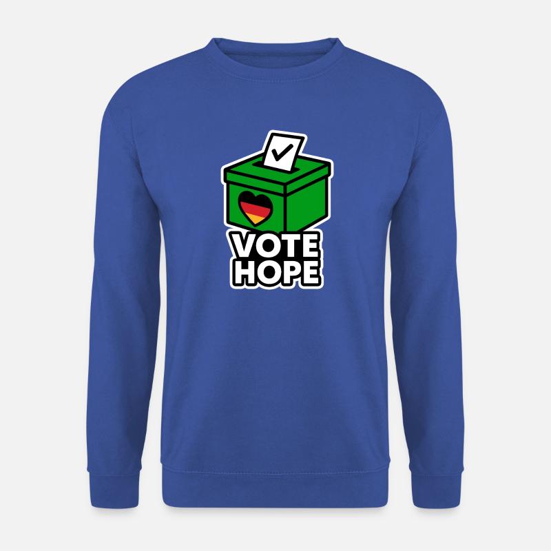 Vote Hope - Unisex Pullover - Royalblau
