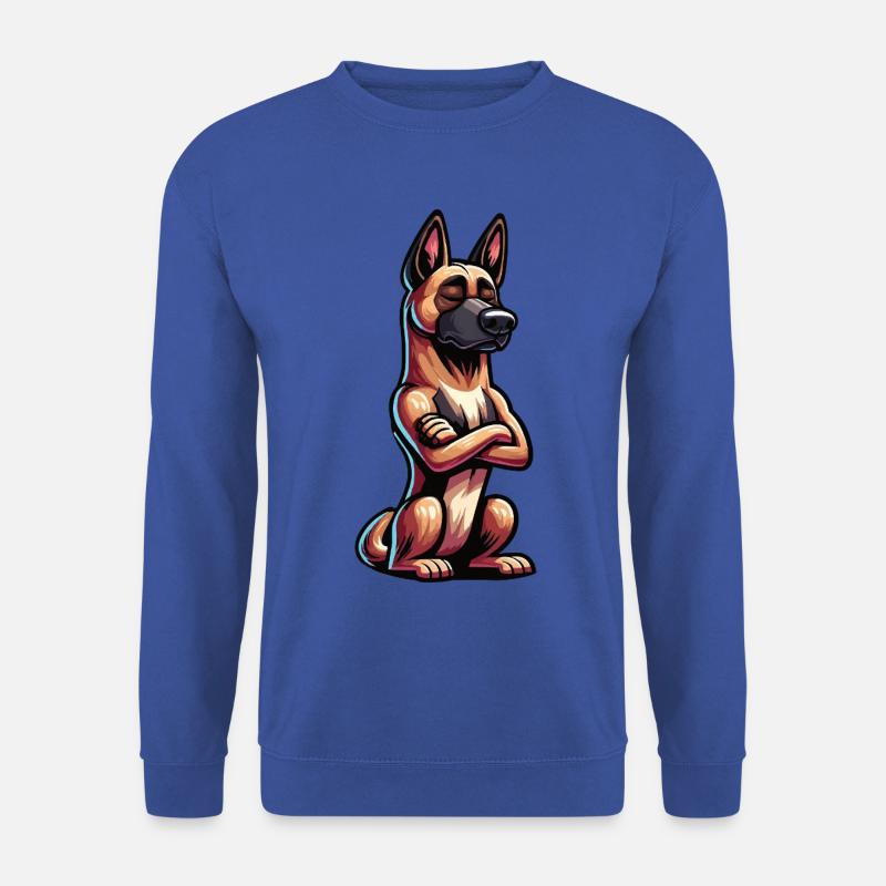 Malinois Belgischer Schäferhund Malinoisbesitzer - Unisex Pullover - Royalblau