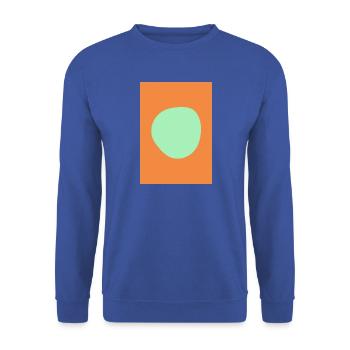 Zusammenfassung - Unisex Pullover - Royalblau - Vorne - Alina (178cm) & Michal (187cm)
