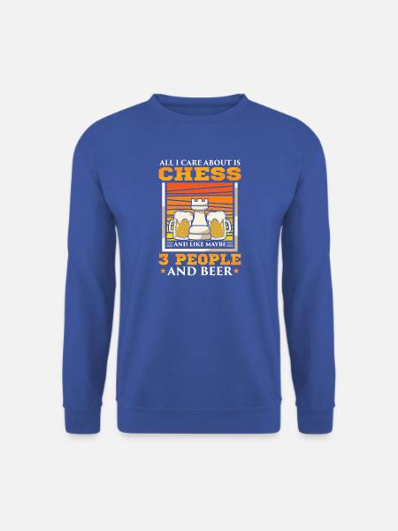 Schach Schachspieler Schachbrett - Unisex Pullover - Royalblau