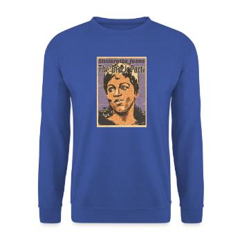Sissieretta_Jones - Unisex Pullover - Royalblau - Vorne - Alina (178cm) & Michal (187cm)