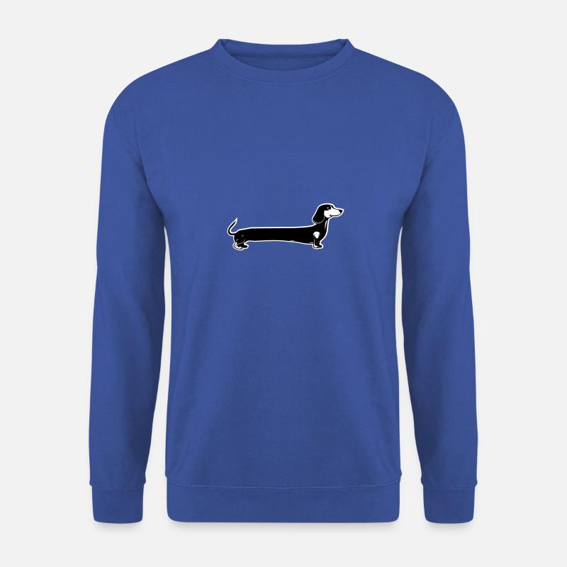Langer Dachshund - Unisex Pullover - Royalblau