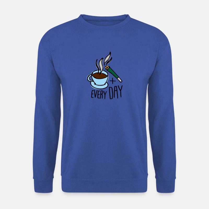 Coffee Cigarette - Unisex Pullover - Royalblau