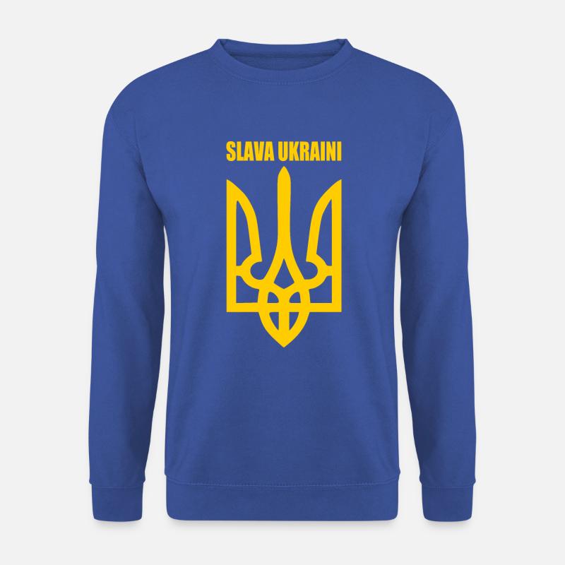 Slava ukraini - Unisex Pullover - Royalblau
