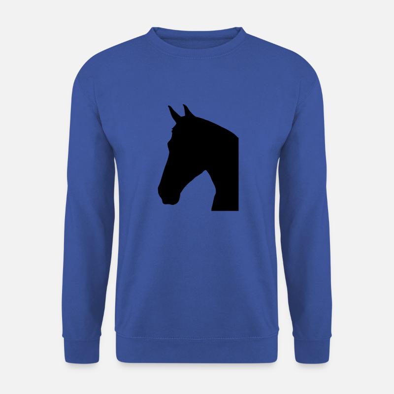 Pferdekopf SMILE - Unisex Pullover - Royalblau