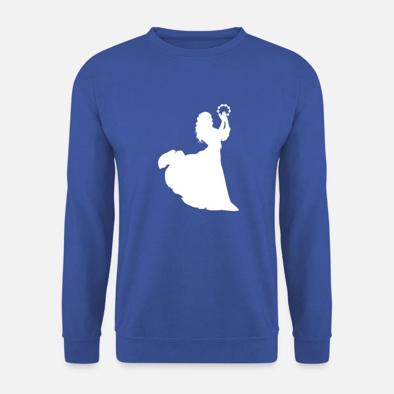 Dancing Dance Music - Unisex Pullover - Royalblau